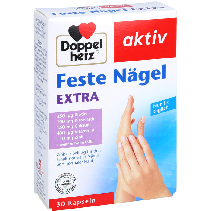 Doppelherz Feste Nägel Extra, 30 St KAP