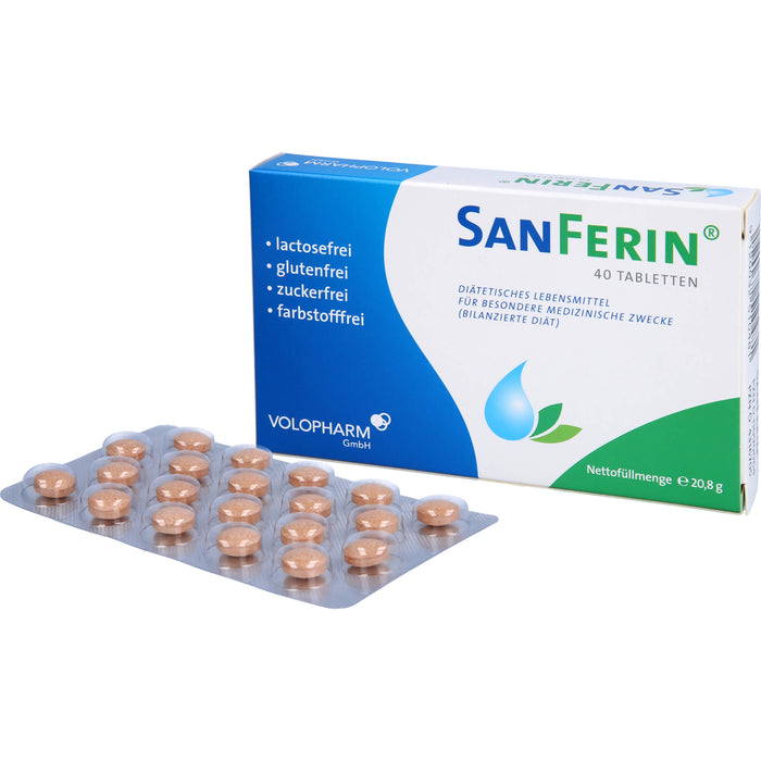 SanFerin Tabletten  stärkt auf natürliche Weise das Immunsystem und unterstützt bei der Abwehr von Bakterien, Viren und Pilzen, 40 pcs. Tablets