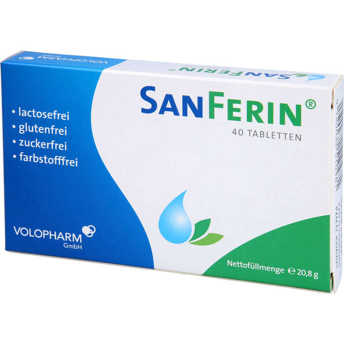 SanFerin Tabletten  stärkt auf natürliche Weise das Immunsystem und unterstützt bei der Abwehr von Bakterien, Viren und Pilzen, 40 pc Tablettes