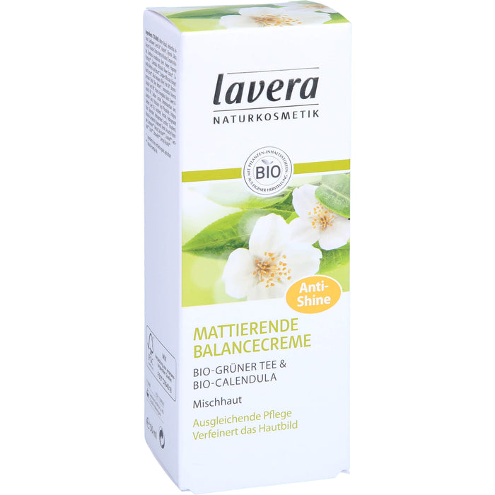 lavera Mattierende Balancecreme Grüner Tee, 50 ml CRE