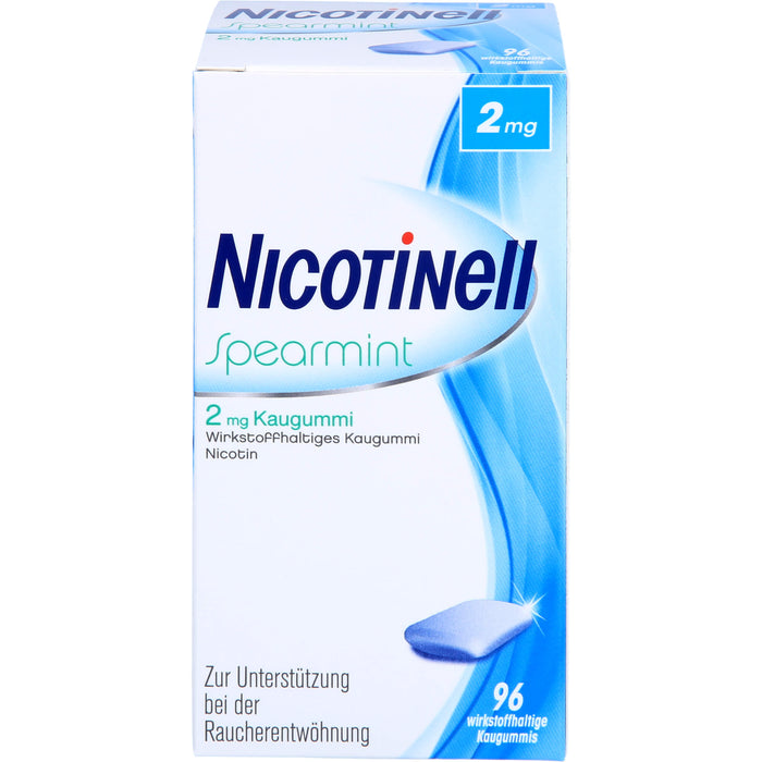 Nicotinell Spearmint 2 mg Kaugummi, 96 pc Gomme à mâcher