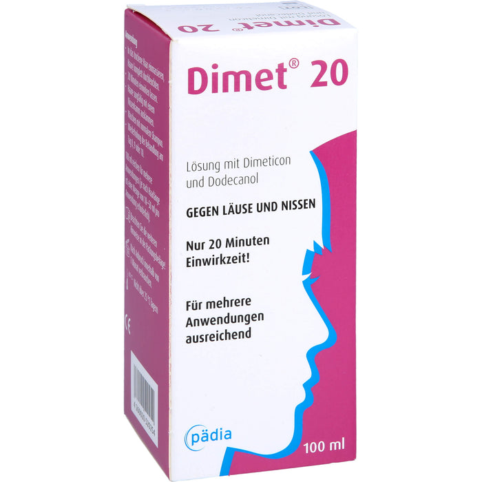 Dimet 20 Lösung gegen Läuse und Nissen, 100 ml Solution