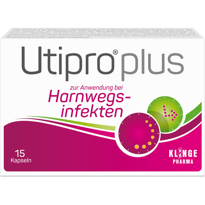 Utipro plus Kapseln bei Harnwegsinfekten, 15 pcs. Capsules