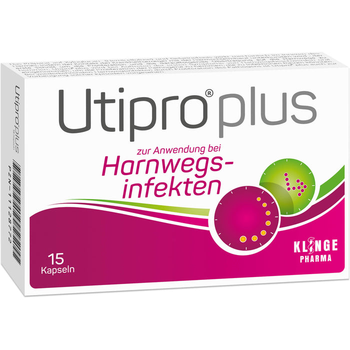 Utipro plus Kapseln bei Harnwegsinfekten, 15 pcs. Capsules