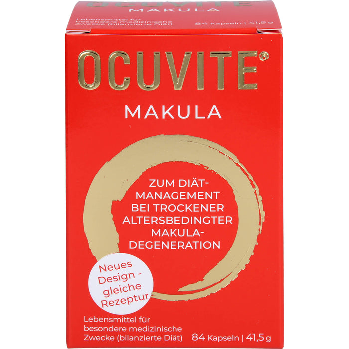 Ocuvite Makula Kapseln bei trockener AMD, 84 pcs. Capsules