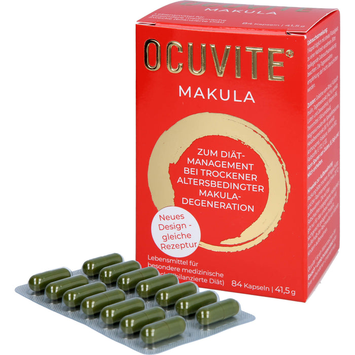 Ocuvite Makula Kapseln bei trockener AMD, 84 pc Capsules