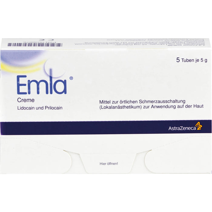 Emla Creme Lokalanästhetikum + Pflaster Tegaderm Reimport Kohlpharma, 25 g Creme