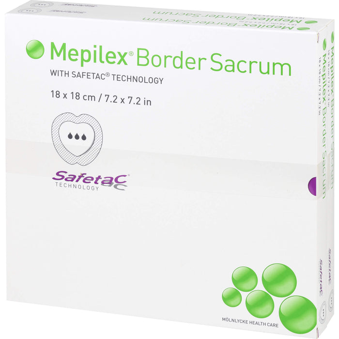 MEPILEX Border Sacrum Schaumverb. 18x18 cm, 10 St VER