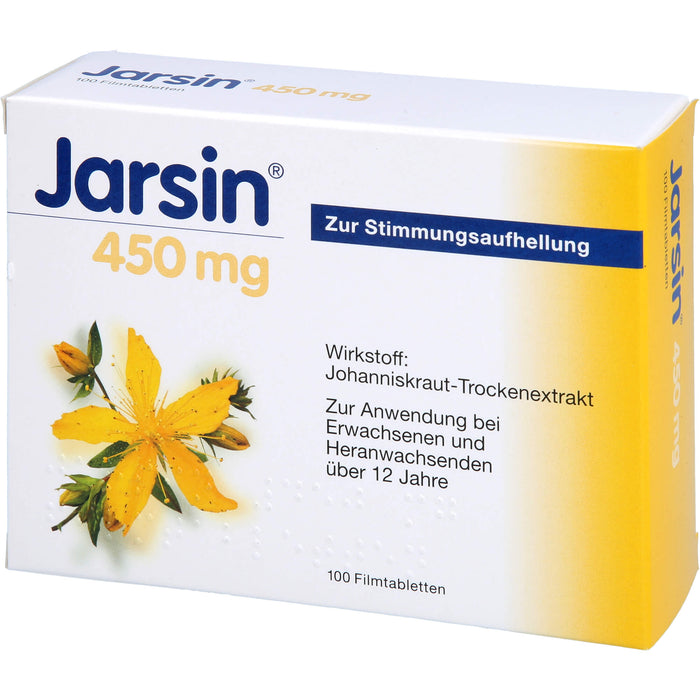 Jarsin 450 mg Tabletten zur Stimmungsaufhellung, 100 pcs. Tablets