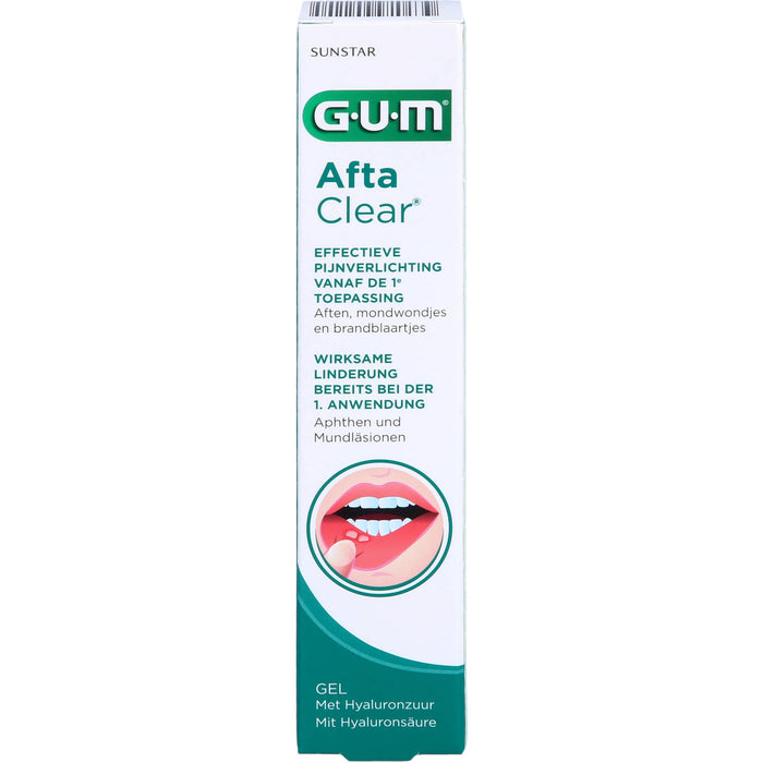 GUM Afta Clear Gel bei Aphten und Mundläsionen, 10 ml Gel