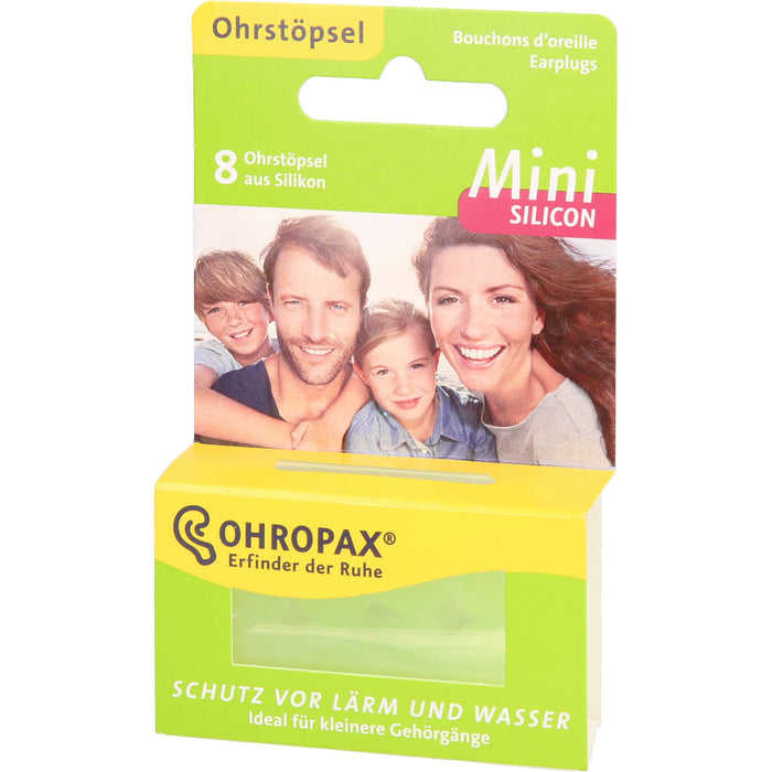 OHROPAX Mini Silicon Ohrstöpsel, 8 St. Ohrstöpsel