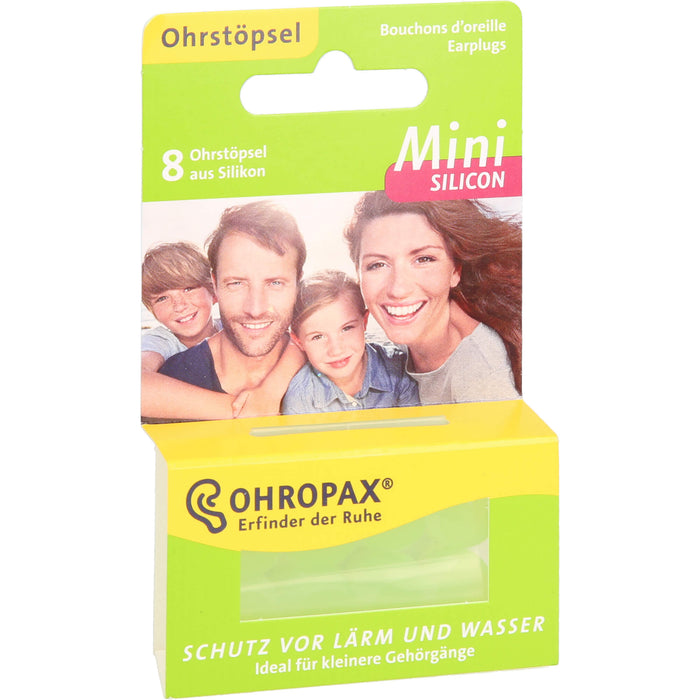 OHROPAX Mini Silicon Ohrstöpsel, 8 St. Ohrstöpsel