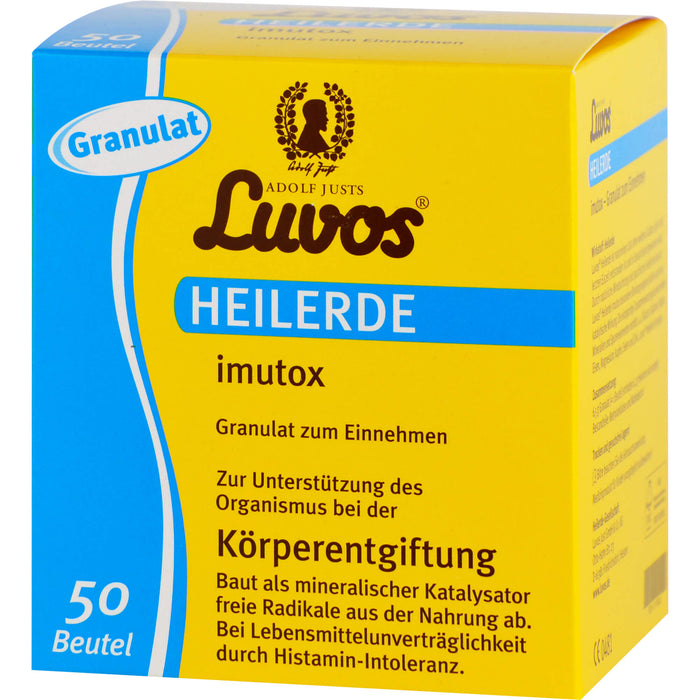 Luvos Heilerde imutox Kapseln Körperentgiftung, 50 pc Sachets