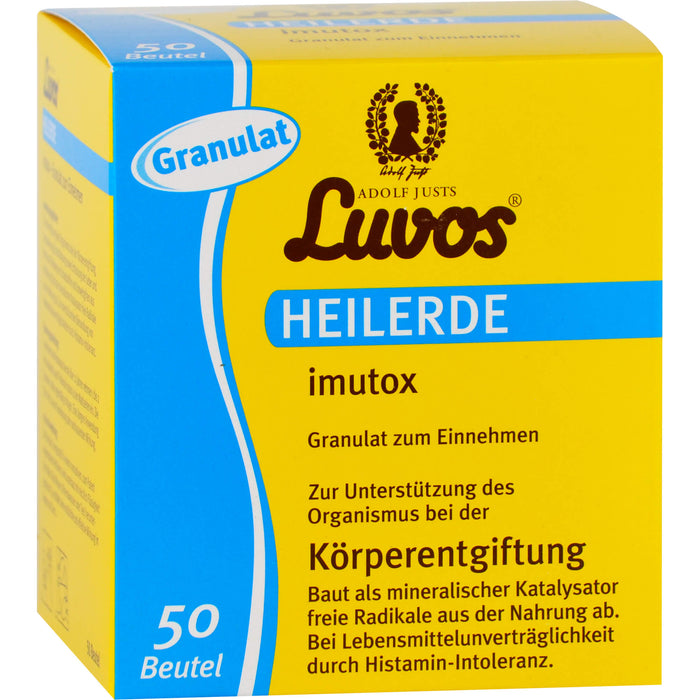 Luvos Heilerde imutox Kapseln Körperentgiftung, 50 pcs. Sachets