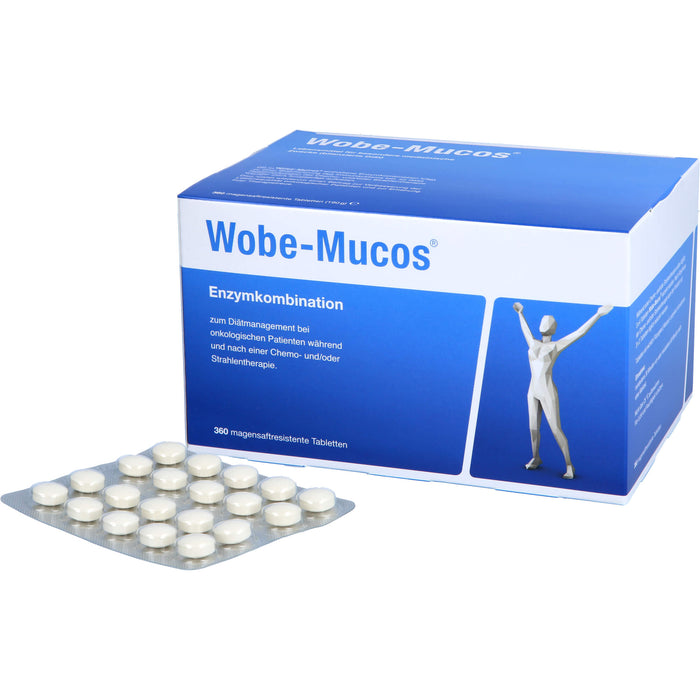 Wobe-Mucos Tabletten, 360 pc Tablettes