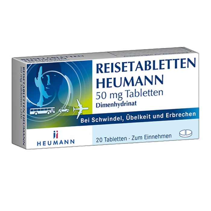 Reisetabletten Heumann 50 mg Tabletten, 20 pcs. Tablets