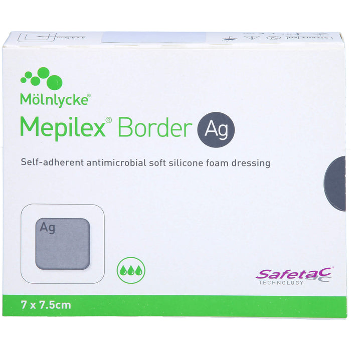 MEPILEX Border Ag 7x7,5 cm, 5 St VER