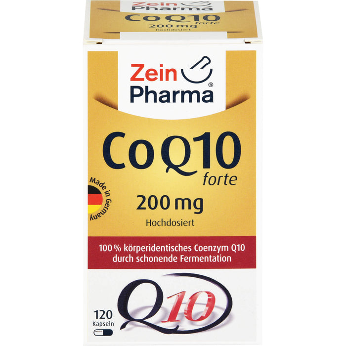 ZeinPharma Coenzym Q10 forte 200 mg Kapseln, 120 St. Kapseln