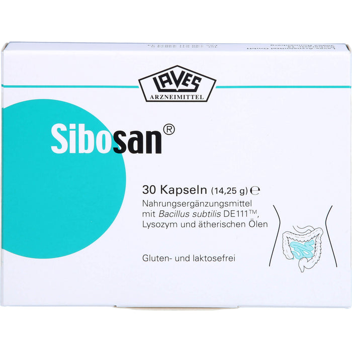 Sibosan Kapseln für eine intakte Bakterienbesiedlung im Dünndarm, 30 pc Capsules