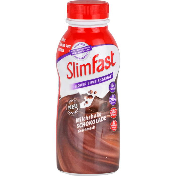 SlimFast Milchshake Schokolade Fertigdrink, 325 ml Solution