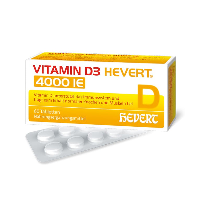 Vitamin D3 Hevert 4000 IE Tabletten, 60 St. Tabletten