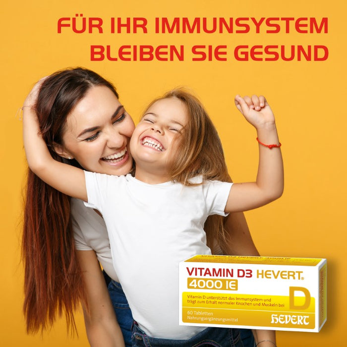 Vitamin D3 Hevert 4000 IE Tabletten, 60 pc Tablettes