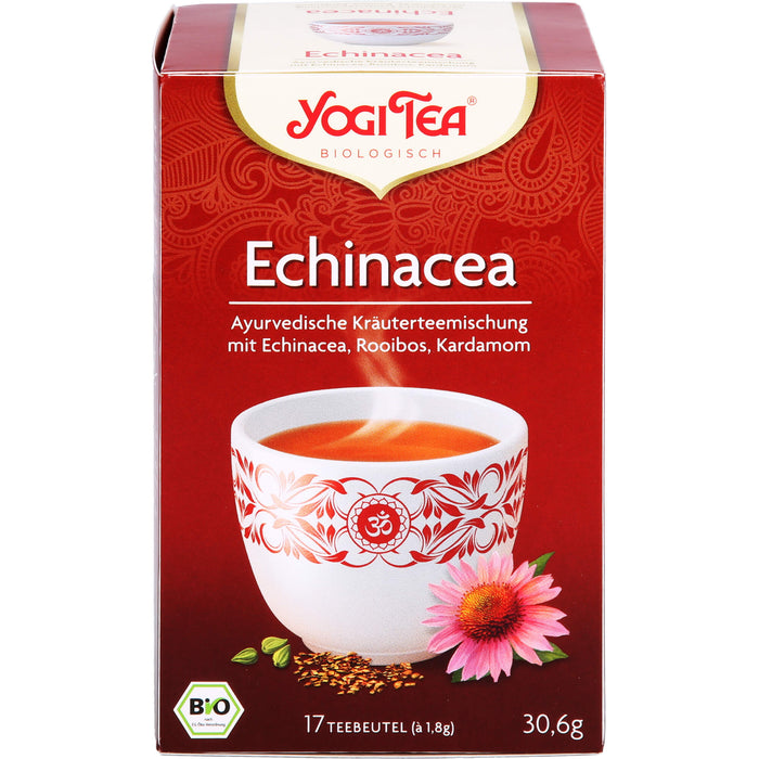 YOGI TEA Echinacea ayurvedische Kräuterteemischung, 17 pc Sac filtrant