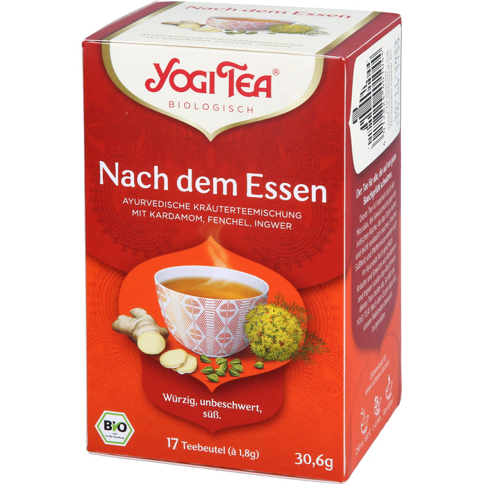 YOGI TEA Nach dem Essen ayurvedische Kräuterteemischung, 17 pcs. Filter bag