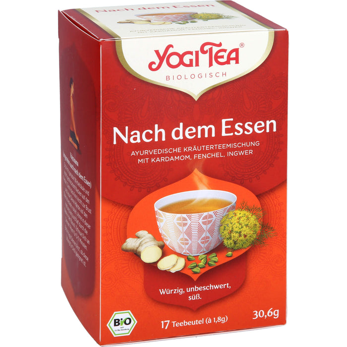 YOGI TEA Nach dem Essen ayurvedische Kräuterteemischung, 17 pcs. Filter bag