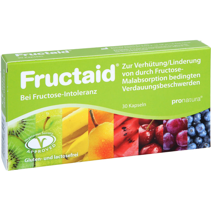 Fructaid Kapseln bei Fructose-Intoleranz, 30 St. Kapseln