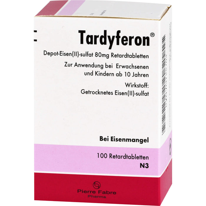 Tardyferon Depot-Eisen(II)-sulfat 80 mg Emra Retardtabletten, 100 St. Tabletten