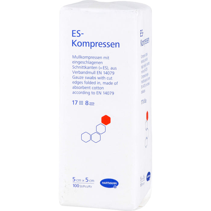 ES-Kompressen unsteril 5x5cm 8fach, 100 St KOM