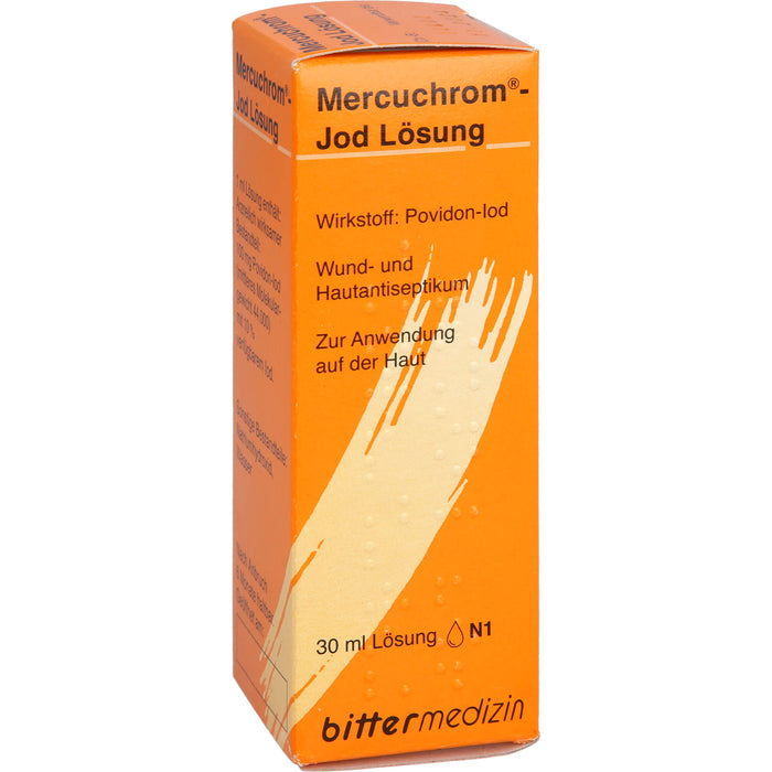 Mercuchrom Jod Lösung Wund- und Hautantiseptikum, 30 ml Solution