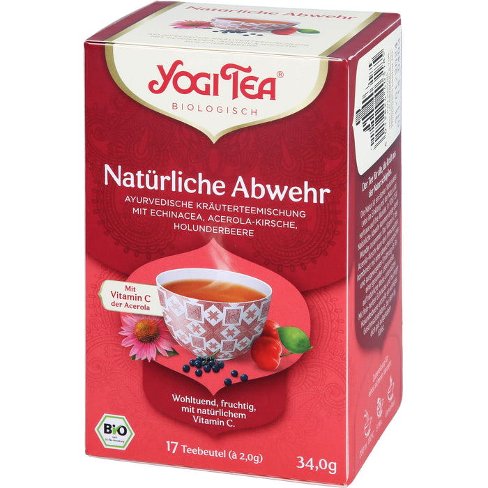 Yogi Tea Natürliche Abwehr Bio, 17X1.8 g FBE