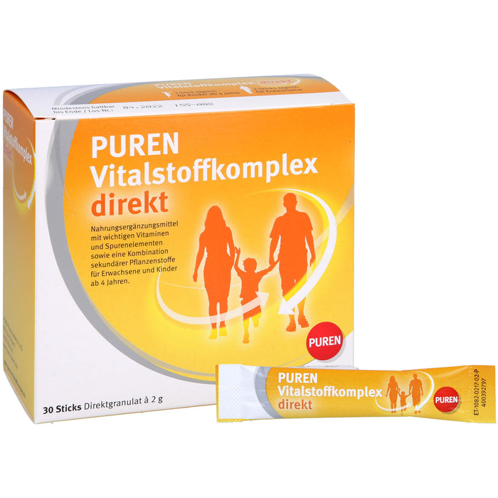 PUREN Vitalstoffkomplex Direktgranulat, 30 St. Beutel