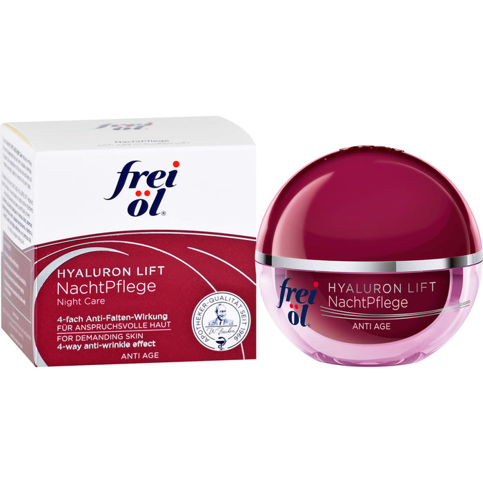 frei öl Anti Age Hyaluron Lift Nachtpflege, 50 ml XNC