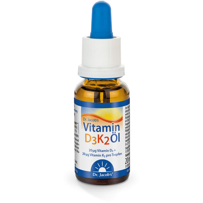 Dr. Jacob's Vitamin D3K2, 20 ml Solution