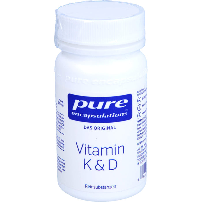 pure encapsulations Vitamin K & D Kapseln, 60 pcs. Capsules