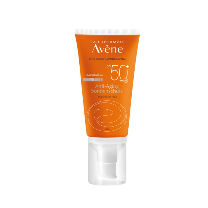 AVENE SunSitive Anti-Aging Sonnenschutz SPF50+, 50 ml Solution