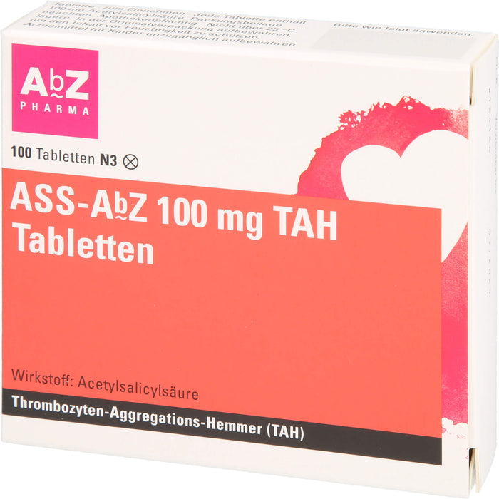 ASS-AbZ 100 mg TAH Tabletten, 100 St. Tabletten