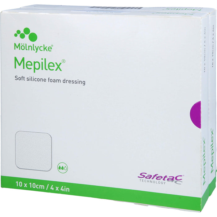 MEPILEX 10x10 cm Schaumverband, 10 St VER