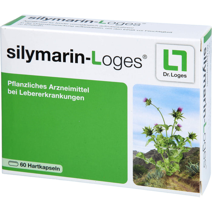 silymarin-Loges Kapseln bei Lebererkrankungen, 60 pcs. Capsules