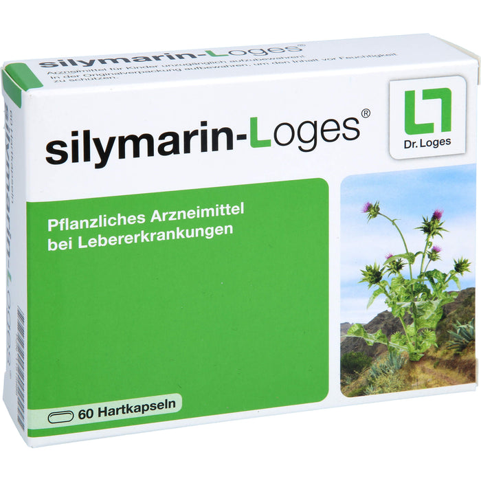 silymarin-Loges Kapseln bei Lebererkrankungen, 60 pc Capsules