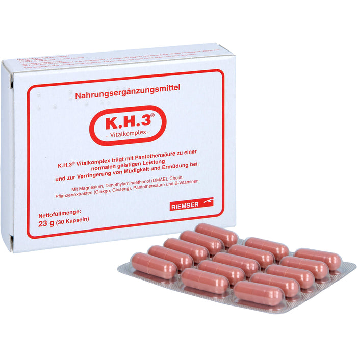 K.H.3 Vitalkomplex Kapseln, 30 pcs. Capsules