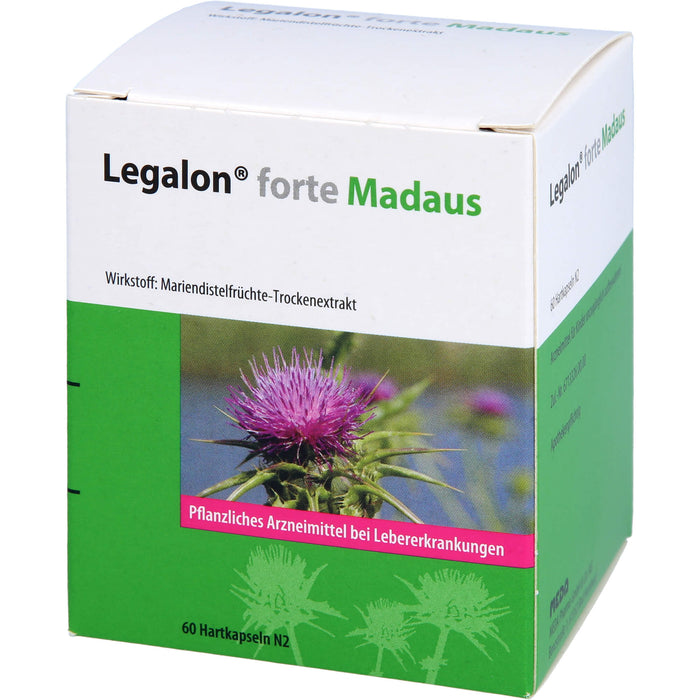 Legalon forte Madaus Hartkapseln bei Lebererkrankungen, 60 pc Capsules