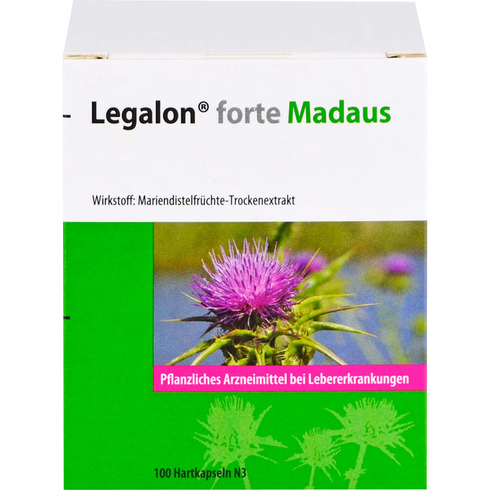 Legalon forte Madaus, Hartkapseln, 100 pc Capsules