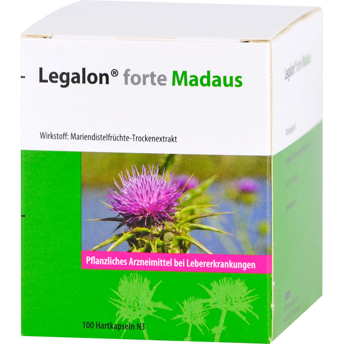 Legalon forte Madaus, Hartkapseln, 100 pc Capsules