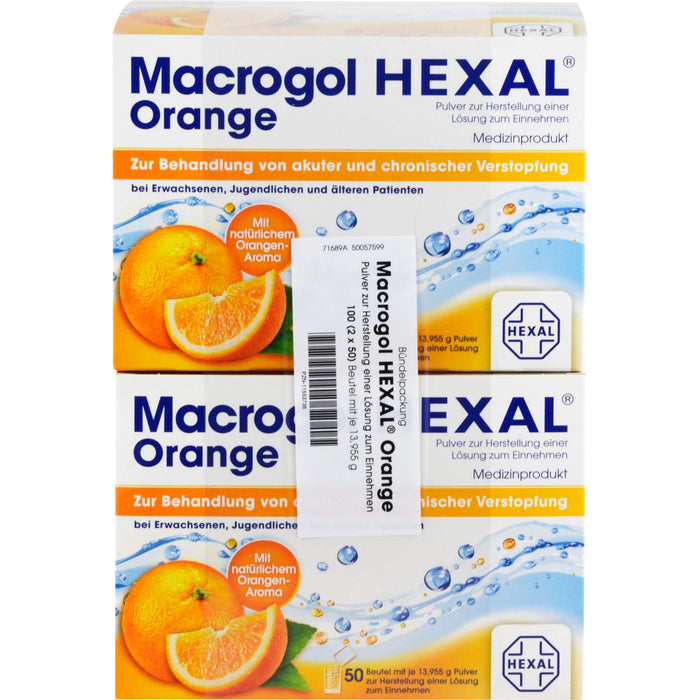 Macrogol HEXAL Orange, 100 pcs. Sachets