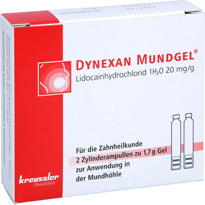 DYNEXAN Mundgel, 2% Gel, 2X1.7 g GEL