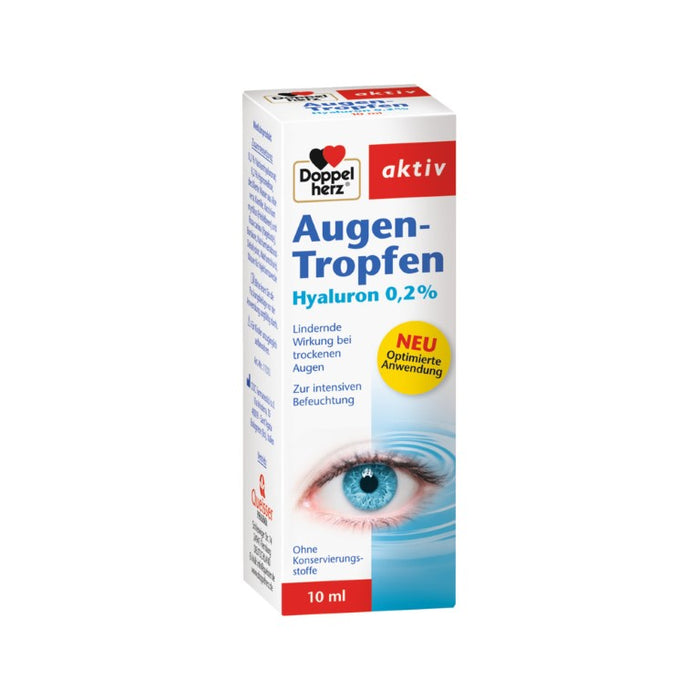 Doppelherz Augen-Tropfen Hyaluron 0,2 %, 10 ml Lösung